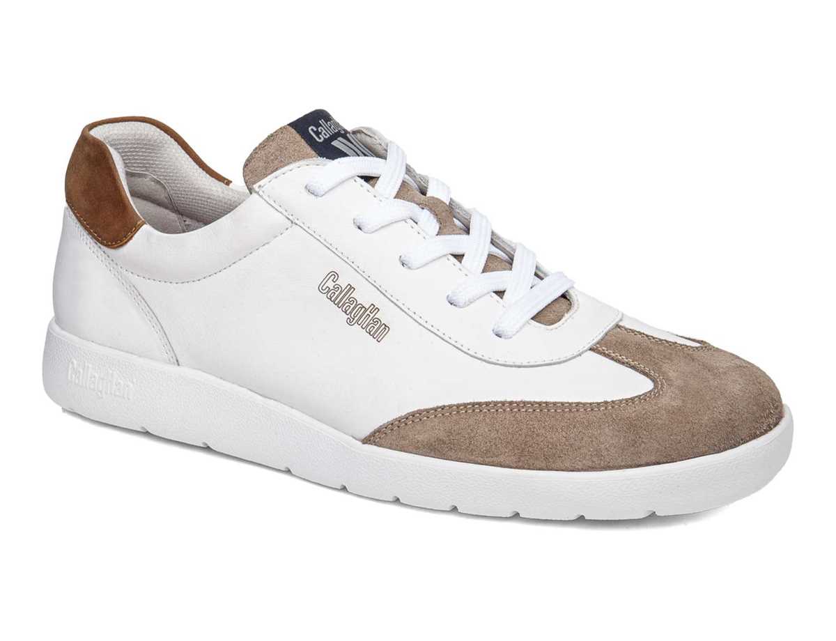 Callaghan 43708 Amanci Joggesko Herre Hvite Beige Brune | ULD3173LP