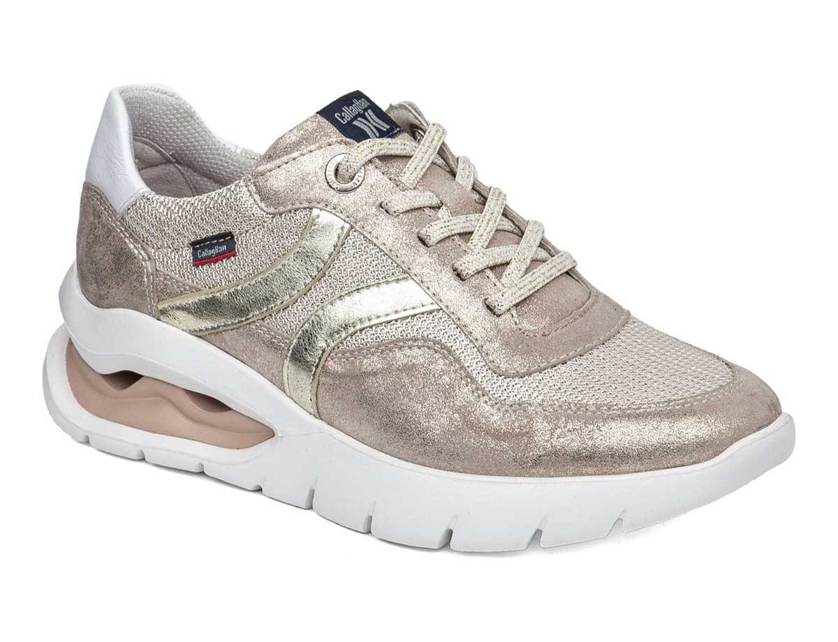 Callaghan 45812 Aria Joggesko Dame Hvite Gull Beige | BJN4911NW