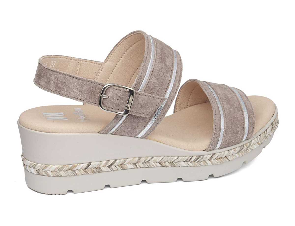 Callaghan 29805 Mara Kilesandaler Dame Beige Sølv | ICR1963GA