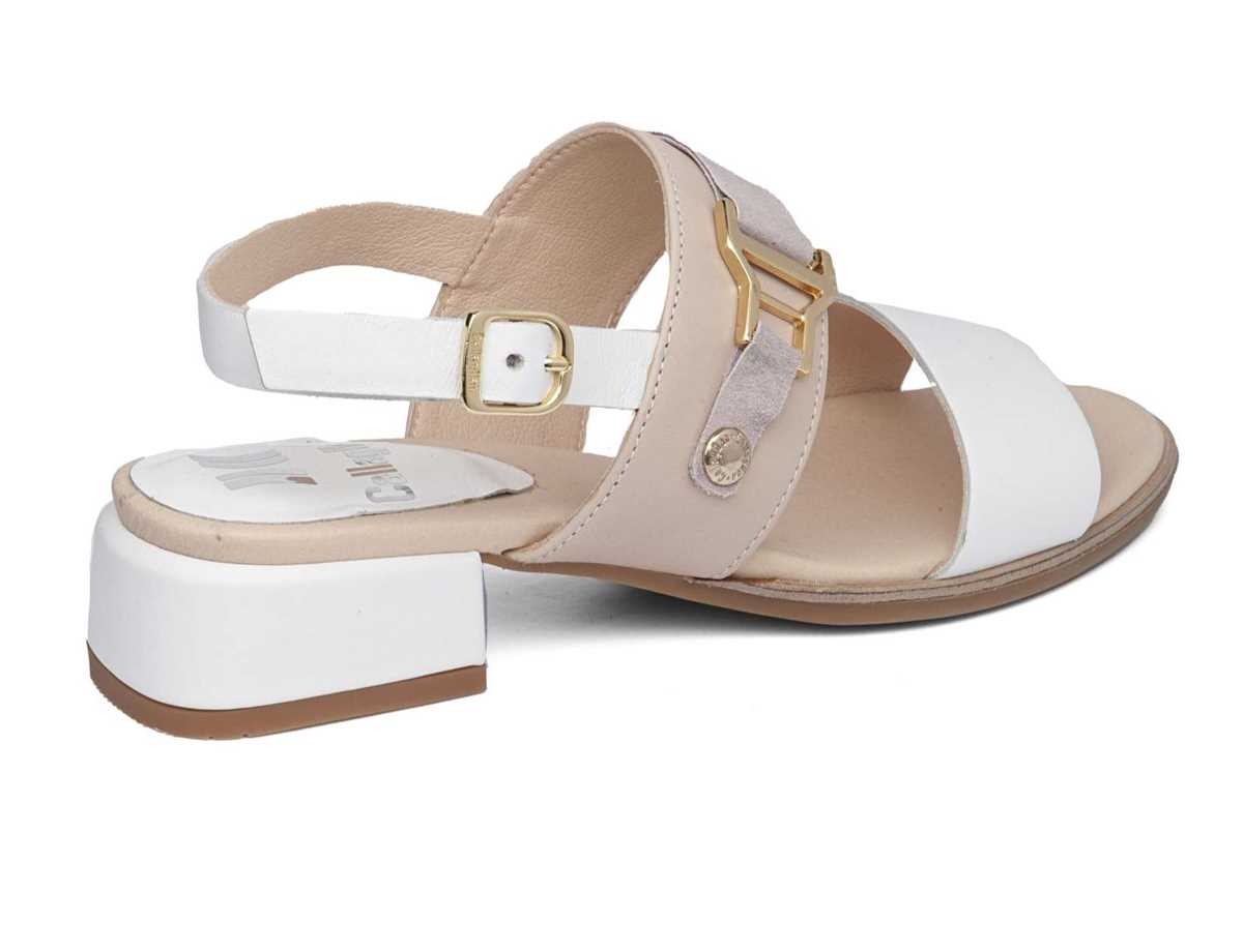 Callaghan 30304 Luna Sandaler med Hæl Dame Hvite Rosa Lilla | ZBL3844XQ