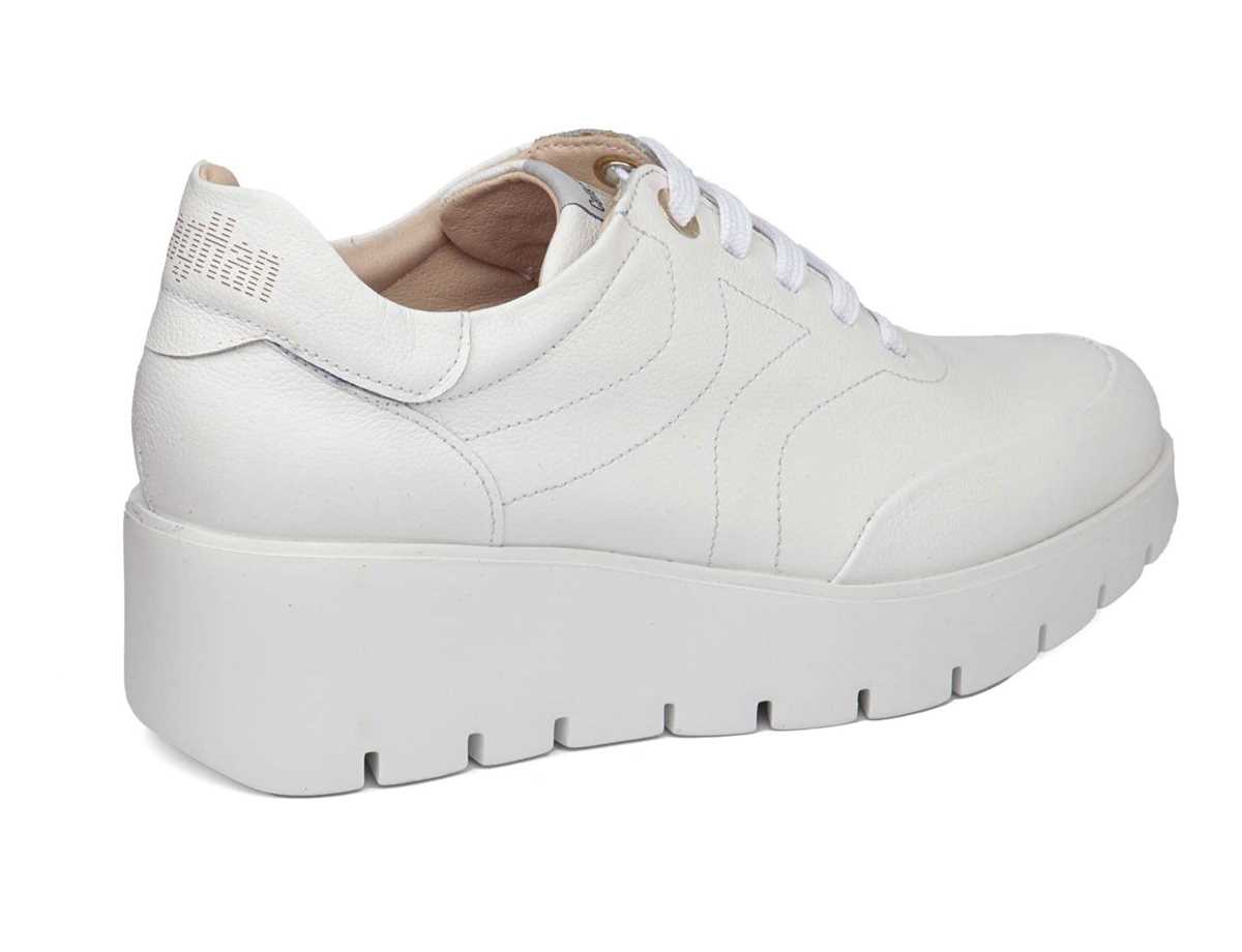 Callaghan 32102 Amal Platform Sneakers Dame Hvite | GLA2583NU