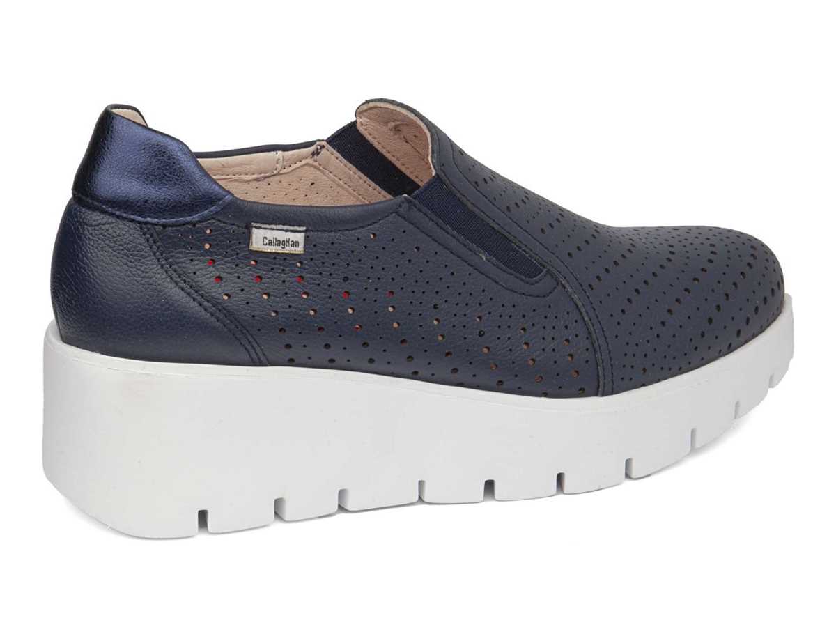 Callaghan 32103 Amal Platform Sneakers Dame Blå | WJX387IR