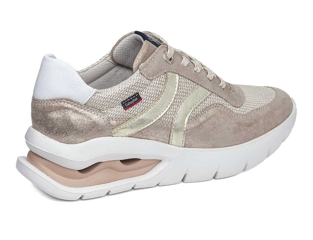 Callaghan 45812 Aria Joggesko Dame Hvite Gull Beige | BJN4911NW