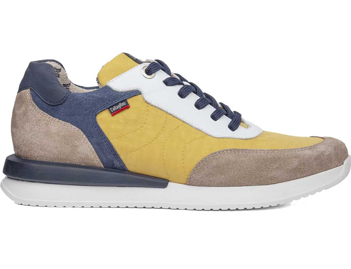 Callaghan 51100 Moses Joggesko Herre Beige Gul Blå | LPU1760JN