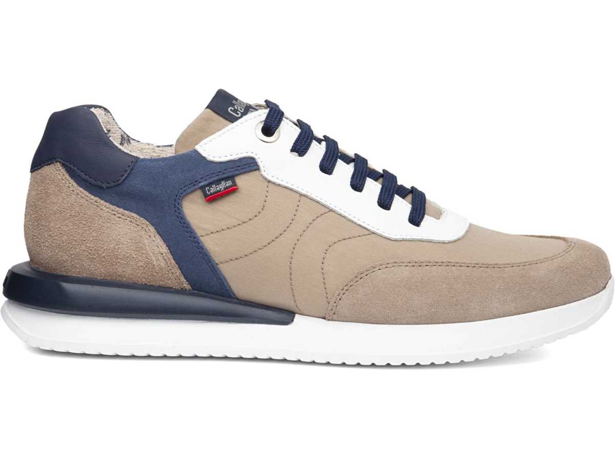 Callaghan 51100 Moses Joggesko Herre Beige Blå | VKE3744NW