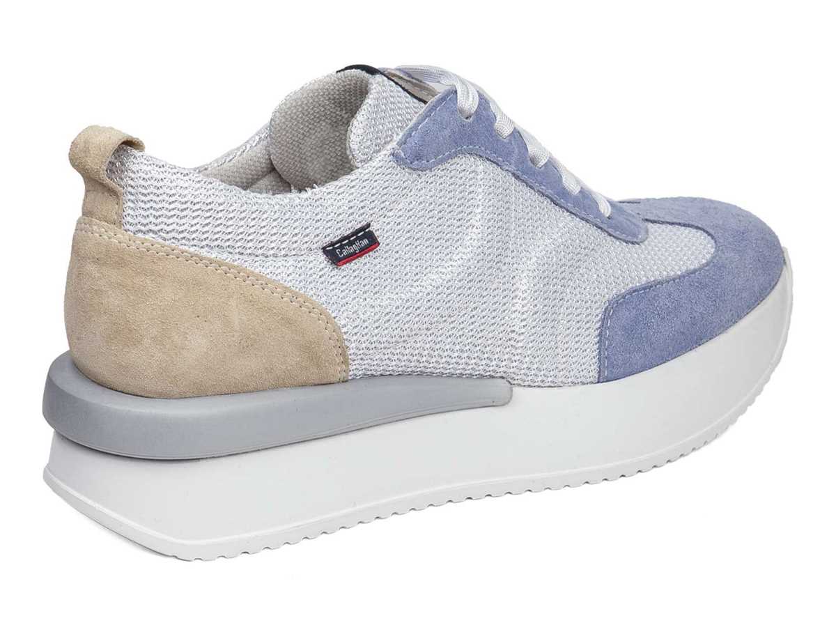 Callaghan 51200 Dina Joggesko Dame Blå Hvite Beige | AOE10097DQ