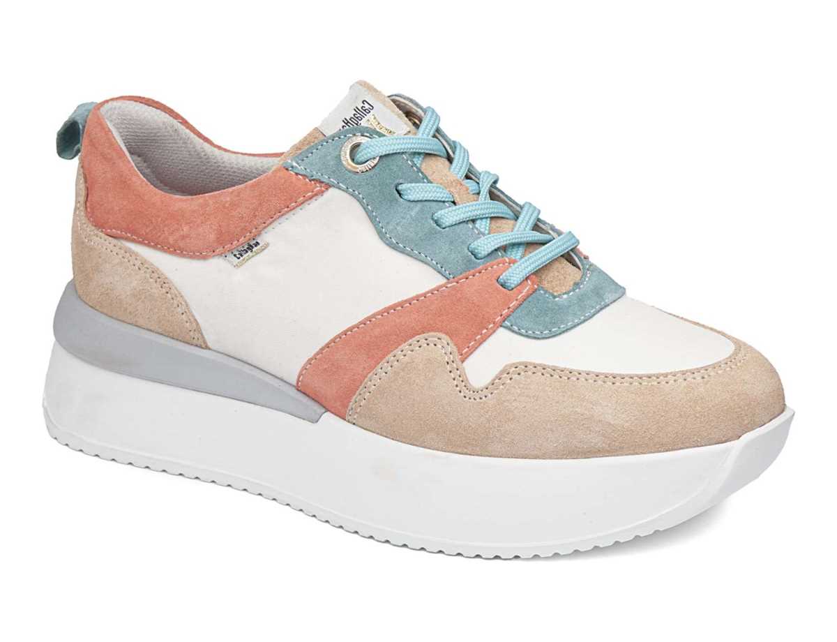 Callaghan 51206 Dina Joggesko Dame Rosa Hvite Beige | ZCS1496GA