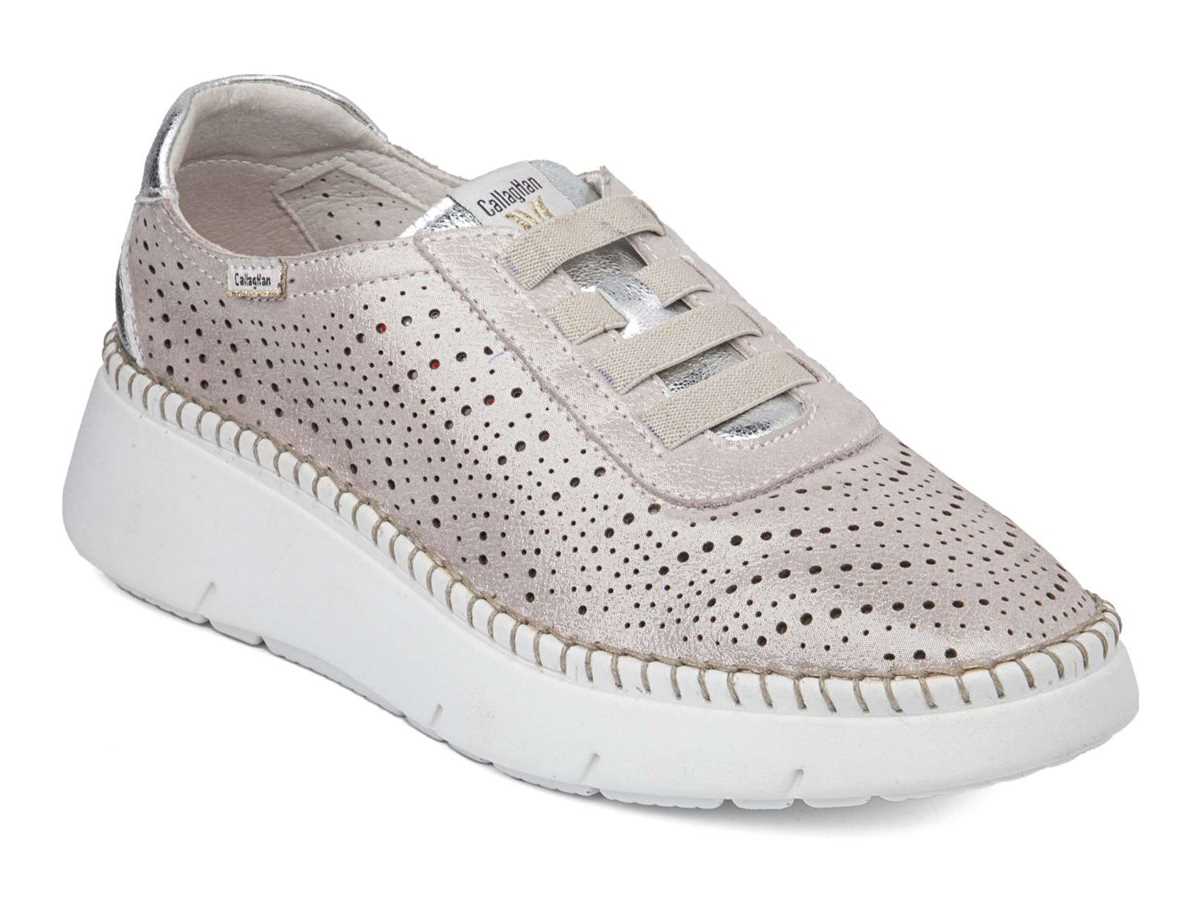 Callaghan 53600 Circular Sra. Platform Sneakers Dame Rosa Sølv | JOB9247SD