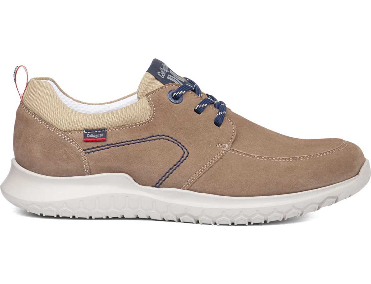 Callaghan 53700 Suv Marine Cro Snøresko Herre Beige Blå | KMD5893DJ