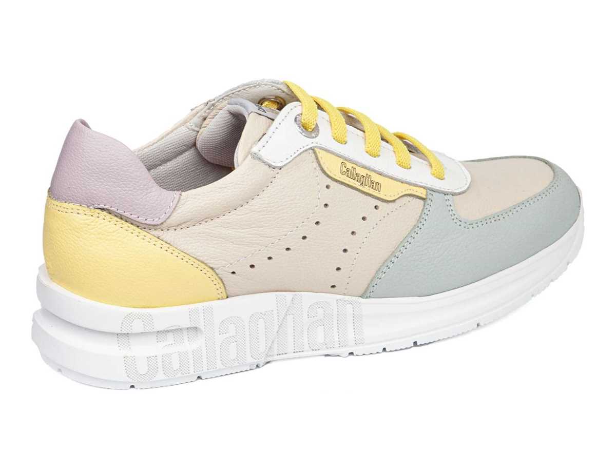 Callaghan 92120 Dorcas S.I.L Joggesko Dame Beige Gul Blå | LNQ211SP